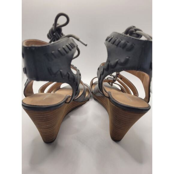 Report Women Sandals Scout Gilley Grey 3.5 Heel Sz 10 - Picture 2 of 5